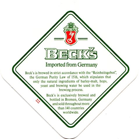 bremen hb-hb becks raute 4b (180-imported-grnrot)